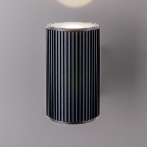 Настенный уличный светильник Elektrostandard Techno 1404 черный фото