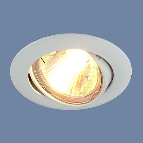 Встраиваемый светильник Elektrostandard 104S MR16 WH белый фото