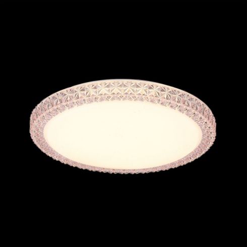 Потолочный светодиодный светильник Citilux Кристалино Слим CL715R364 розовый фото