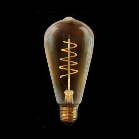 Лампа светодиодная диммируемая Voltega Loft LED ST64 E27  4W 2000К 7077 фото
