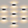 Уличный настенный светильник Elektrostandard Blinc 1549 Techno LED белый фото