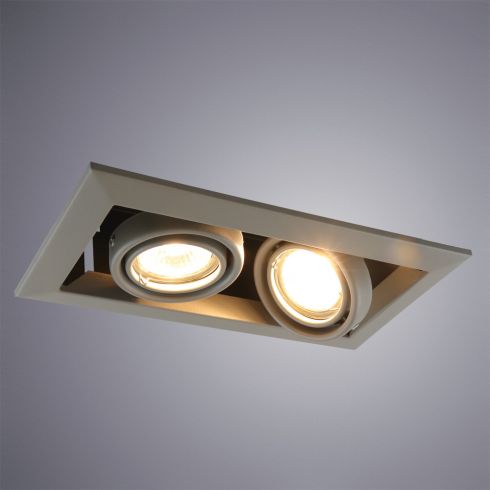 Встраиваемый светильник Arte Lamp Cardani Piccolo A5941PL-2GY фото