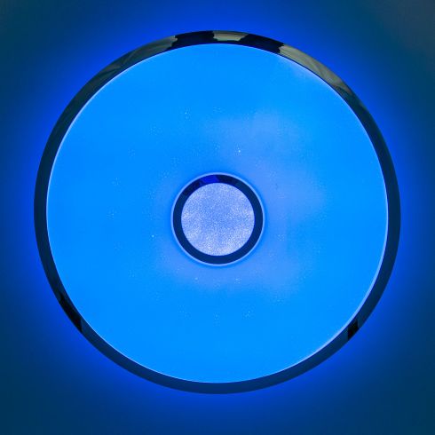 Потолочный светодиодный светильник с пультом Citilux Смарт CL703A100G хром фото