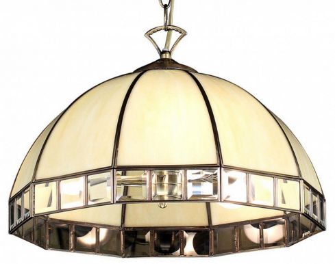 Подвесной светильник Citilux Шербург-1 CL440131 бронза старая + бежевый фото