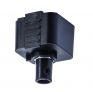 Адаптер для установки светильника на однофазный шинопровод (трек) Arte Lamp Track Accessories A240006, черный фото