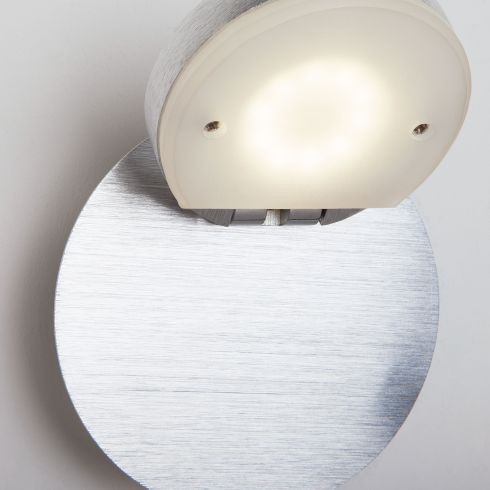 Настенный светодиодный светильник Eurosvet Cover 20004/1 алюминий фото
