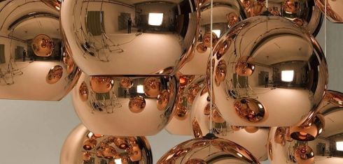 Подвесной светильник ImperiumLoft Copper Shade Gold D40 фото