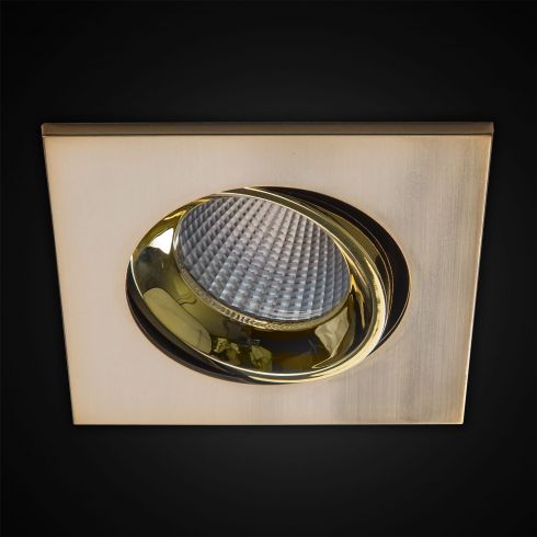 Встраиваемый светильник Citilux Альфа CLD001KNW6 бронза + золото фото