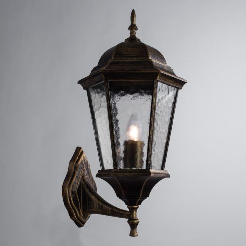 Уличный настенный светильник Arte Lamp Genova A1201AL-1BN фото