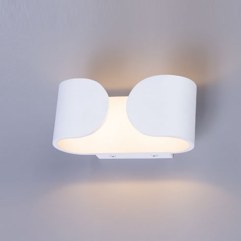 Настенный светодиодный светильник Arte Lamp Parentesi A1419AP-1WH фото