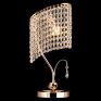 Хрустальная настольная лампа Eurosvet Katria 3122/1 золото + прозрачный хрусталь Strotskis® фото