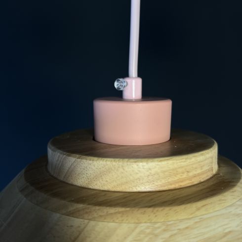 Подвесной светильник ImperiumLoft Eco розовый фото