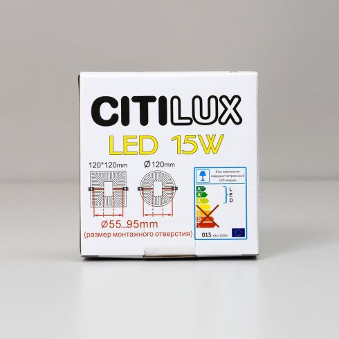 Встраиваемый светильник Citilux Вега CLD53K15W фото