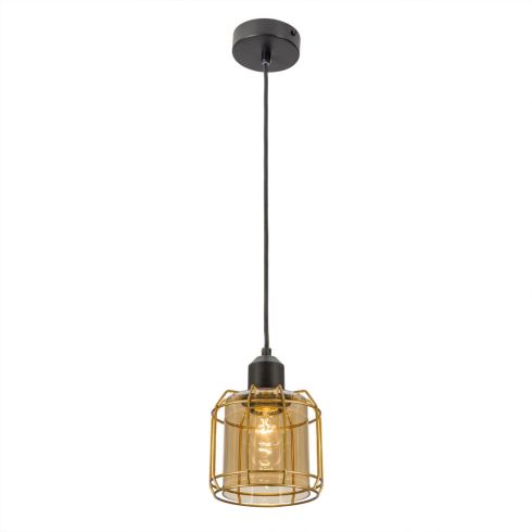 Подвесной светильник Citilux Таверна CL542212 черный+бронза фото