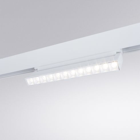 Трековый светодиодный светильник для магнитного шинопровода Arte Lamp Linea A4668PL-1WH фото
