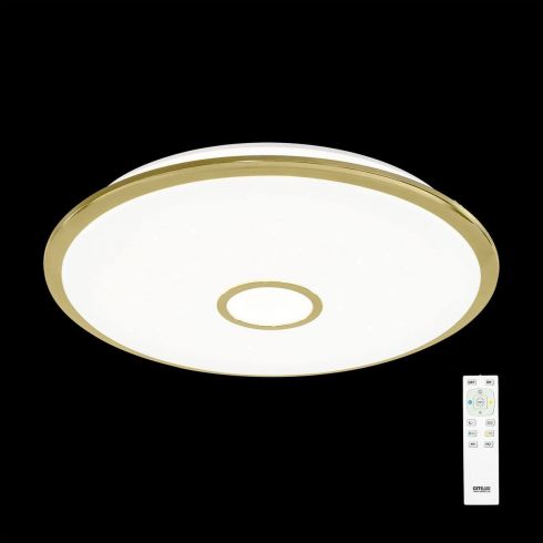 Потолочный светодиодный светильник Citilux Старлайт CL703102RGB золото фото