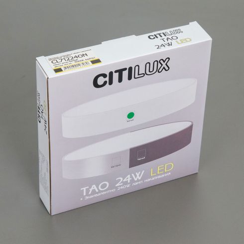 Светильник потолочный светодиодный Citilux Тао CL712241N хром матовый фото