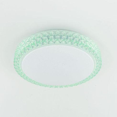 Потолочный светодиодный светильник Citilux Кристалино CL705023 зеленый фото