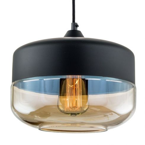 Подвесной светильник Citilux Эдисон CL450208 черный + дымчатый фото