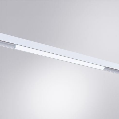 Трековый светодиодный светильник для магнитного шинопровода Arte Lamp Linea A4673PL-1WH фото