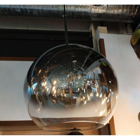 Подвесной светильник Alva Donna 0511/Φ250 зеркально-серебряный фото