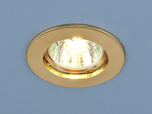 Точечный светильник Elektrostandard 863 MR16 GD золото фото