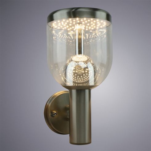 Уличный настенный светодиодный светильник Arte Lamp Inchino A8163AL-1SS фото