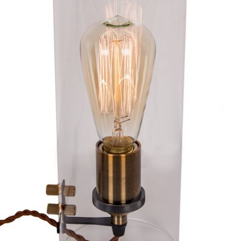 Настольный светильник Citilux Эдисон CL450802 бронза + венге фото