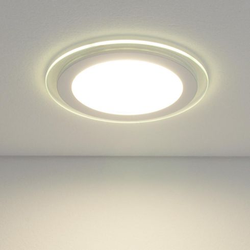 Встраиваемый точечный светодиодный светильник Elektrostandard DLKR160 12W 4200K белый фото