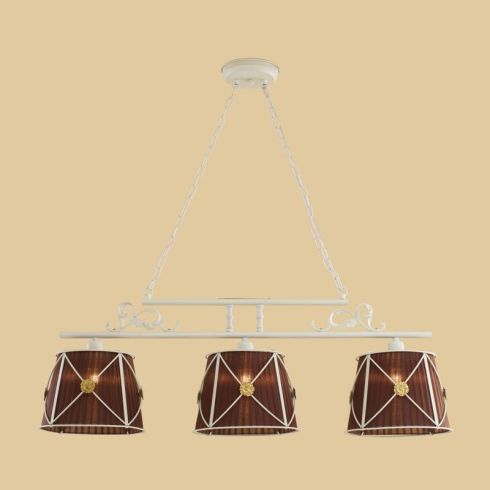 Подвесной светильник Citilux Дрезден CL409236 белый + шоколадный фото