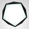 Потолочный светодиодный светильник ImperiumLoft Geometric White D60 фото