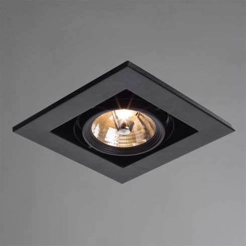 Встраиваемый светильник Arte Lamp Cardani Medio A5930PL-1BK фото