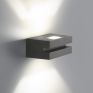 Уличный настенный светодиодный светильник Elektrostandard 1611 Techno LED алмазный серый фото
