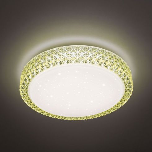 Потолочный светодиодный светильник Citilux Кристалино CL705022 желтый фото