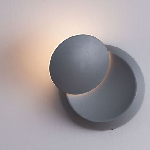 Настенный светодиодный светильник Arte Lamp Eclipse A1421AP-1GY фото