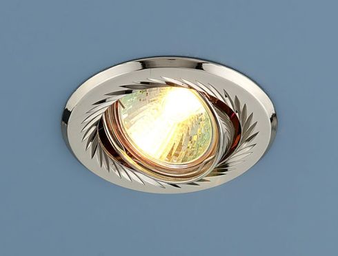 Точечный светильник Elektrostandard 704 CX MR16 PS/N перл. серебро/никель фото