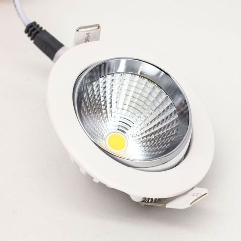 Встраиваемый светильник Citilux Бета CLD002W1 белый+хром фото