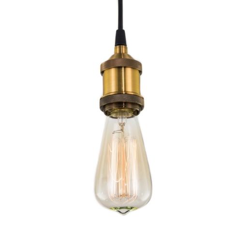 Подвесной светильник Citilux Эдисон CL450100 бронза + венге фото