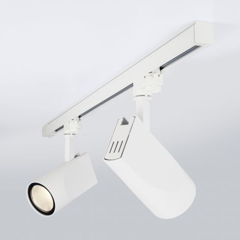 Трековый светодиодный светильник для трехфазного шинопровода Elektrostandard Vista LTB16 белый 4200К фото