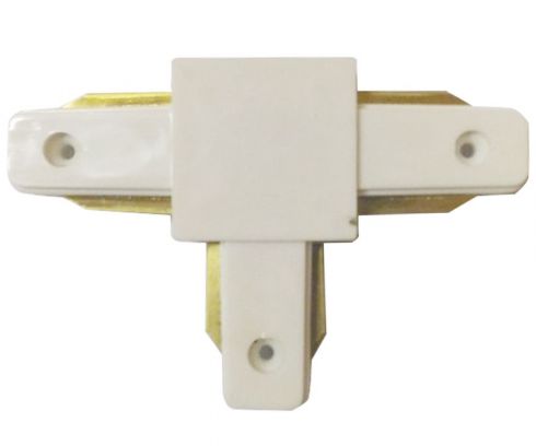 Коннектор Т-образный для однофазного шинопровода Kink Light Треки 168,01 белый фото