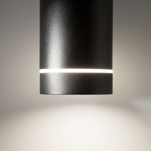 Накладной точечный светодиодный светильник Elektrostandard DLR022 12W 4200K черный матовый фото