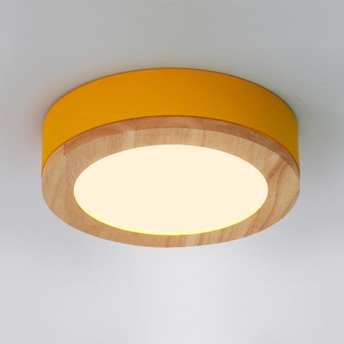 Потолочный светильник ImperiumLoft Wudda D50 желтый фото