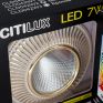 Встраиваемый светильник Citilux Дзета CLD042W2 белый+золото фото