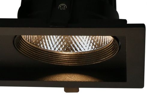 Встраиваемый светодиодный светильник Arte Lamp Privato A7018PL-1BK фото