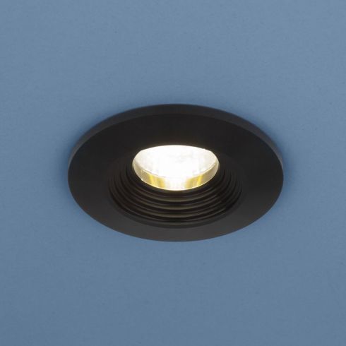 Точечный встраиваемый светодиодный светильник Elektrostandard 9903 LED 3W COB BK черный фото