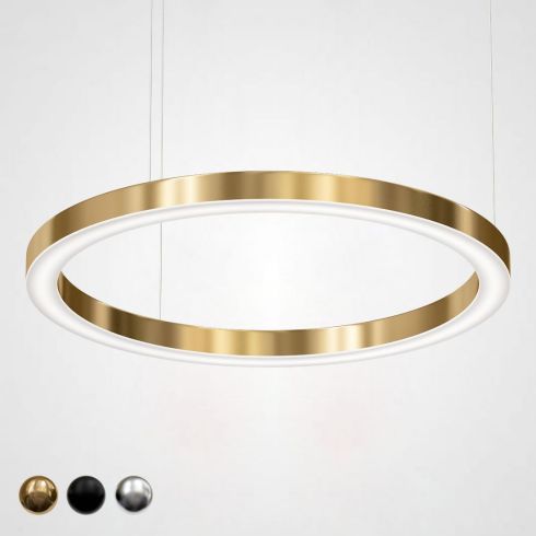 Подвесной светильник D100 ImperiumLoft Light Ring Horizontal золото фото