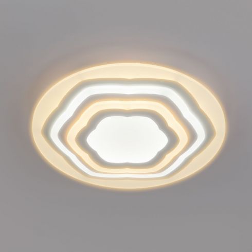 Потолочный светодиодный светильник Eurosvet Siluet 90117/4 белый фото