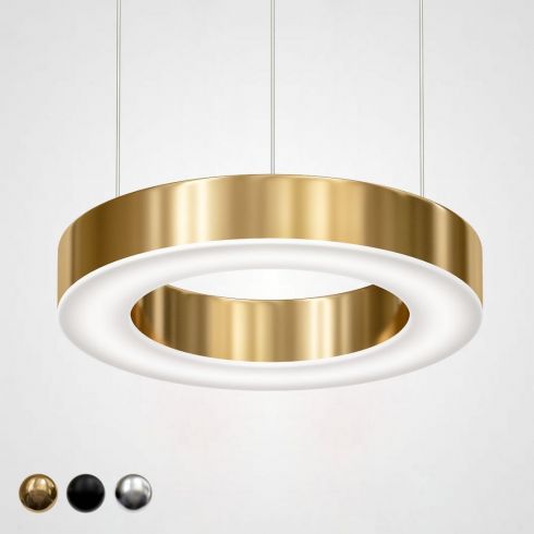 Подвесной светильник D40 ImperiumLoft Light Ring Horizontal золото фото