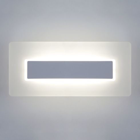 Настенный светодиодный светильник Elektrostandard Square 40132/1 LED белый фото
