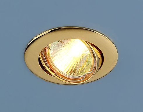 Точечный светильник Elektrostandard 104S MR16 GD золото фото
